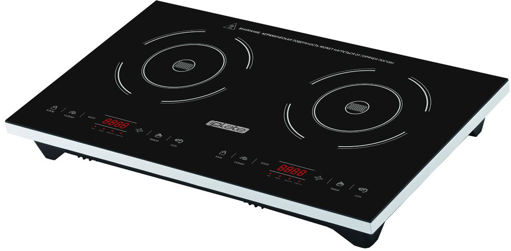 Iplate Индукционная настольная плита YZ-C20, 2 конфорки, 1800 Вт + 1300 Вт., гарантия 3 года_YZ-C20_64, #1