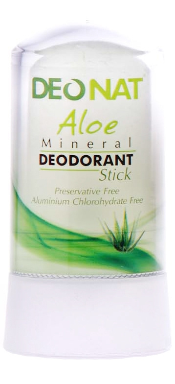 Дезодорант кристалл ДеоНат - 100 % натуральный минеральный DeoNat стик с соком алоэ без запаха 60 г  #1