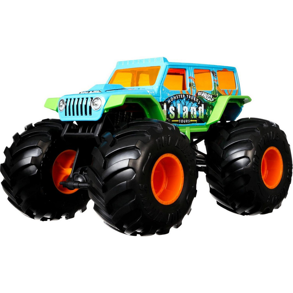 Машинка Hot Wheels Monster Trucks большой Джип GTJ44 - купить с доставкой  по выгодным ценам в интернет-магазине OZON (841951112)