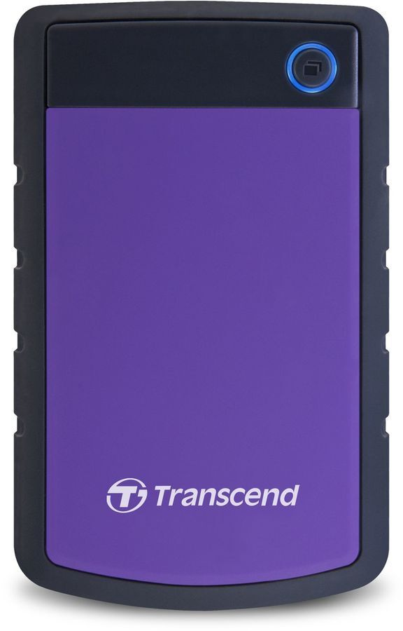 Transcend 1 ТБ Внешний жесткий диск (TS1TSJ25H3P), черный, фиолетовый  #1