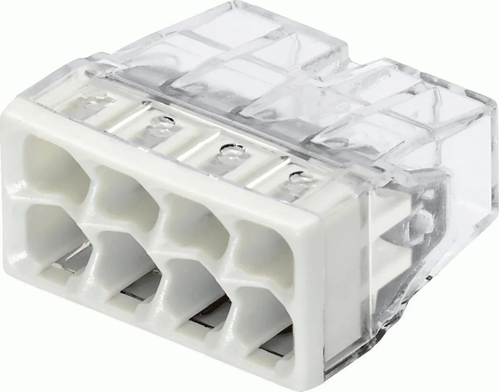 Клемма ВАГО 50 шт(одножильных) х 0,5-2,5 мм2 24A Cu (медь ...