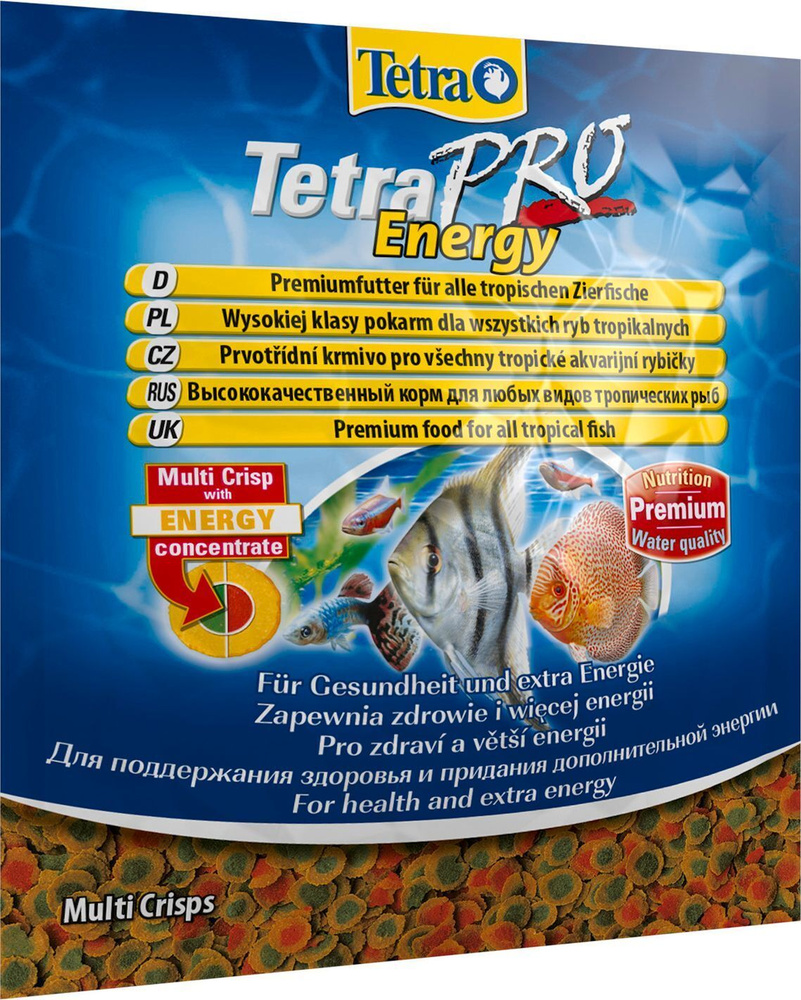 Tetra Pro Energy Crisps / Корм-чипсы Тетра для всех видов рыб для ...