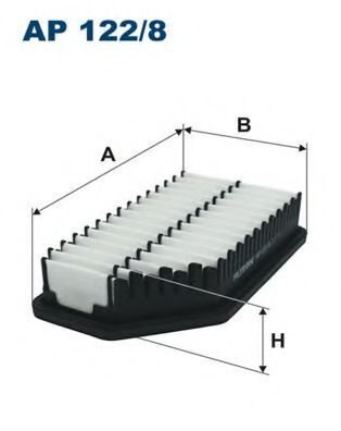 Фильтр воздушный (FILTRON) Hyundai Solaris, KIA Rio, Soul #1