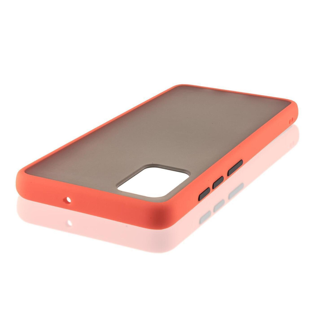 Противоударный чехол ROSCO для Xiaomi Mi 10 Lite (Сяоми Ми 10 Лайт, Ксиаоми) с гибкой окантовкой и полупрозрачной #1