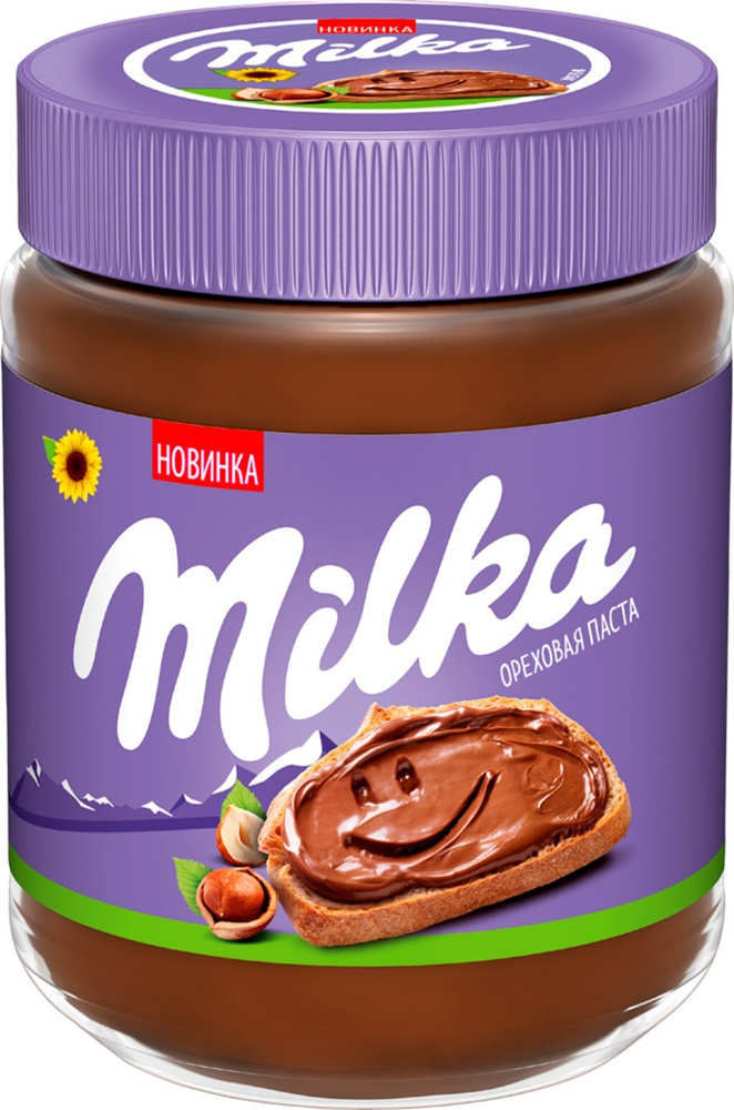 MILKA / МИЛКА Шоколадно-ореховая паста, Фундук, Банка, 350гр. - купить ...