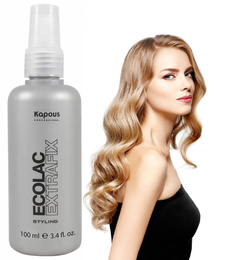 Kapous Professional Лак для волос жидкий сверхсильной фиксации Ecolac Extrafix 100 мл  #1