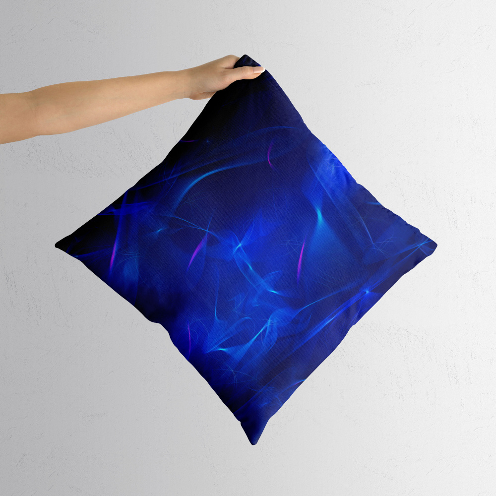 Подушка декоративная 45х45см / Аниме / Хвост Феи Helmet Fairy tail dark  blue steam 45x45 - купить по низкой цене в интернет-магазине OZON  (486816819)