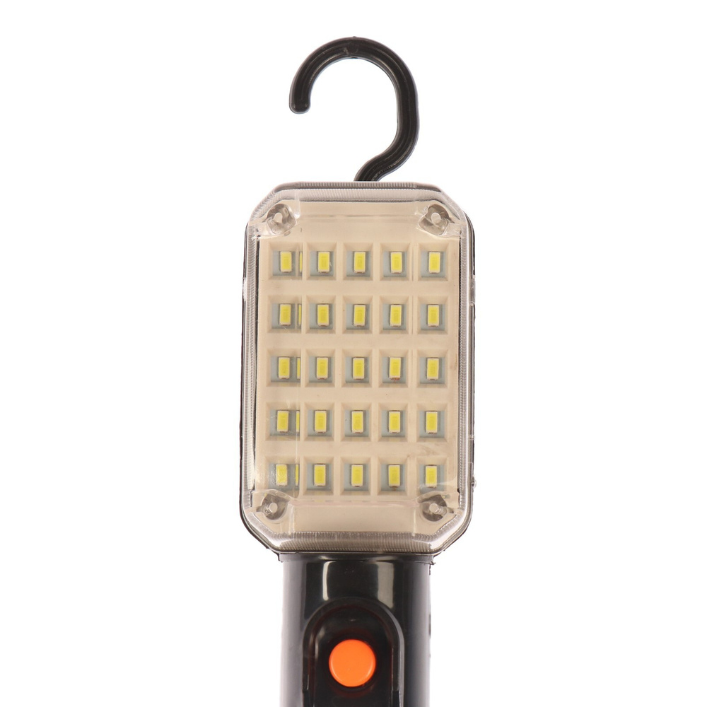 Светильник переносной светодиодный Luazon, с выключателем, 12 Вт, 25 LED, 3 метра, черный  #1