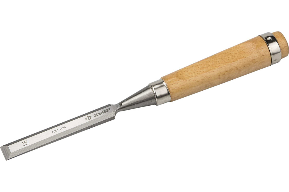Стамеска-долото с деревянной ручкой, хромованадиевая, 16мм Зубр ЭКСПЕРТ 18096-16  #1