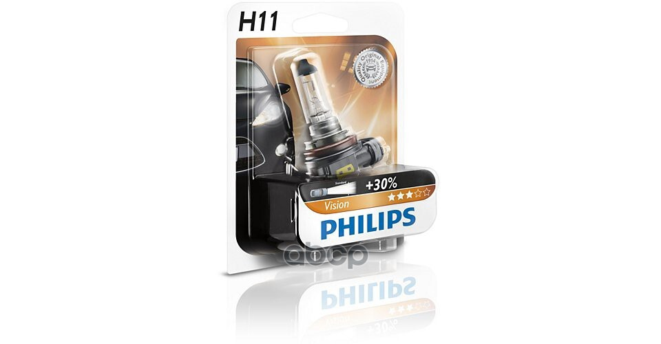 Лампа H11 (55w) Pgj19-2 Premium 12v 12362pr B1 36428630 Philips арт. 12362PRB1 #1