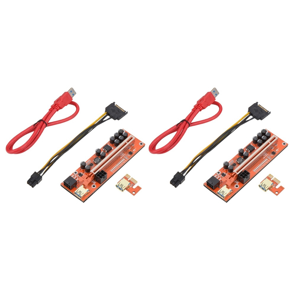шт. Переходник кабеля PCIE1X на 16X USB 3.0 SATA для видеокарты ...