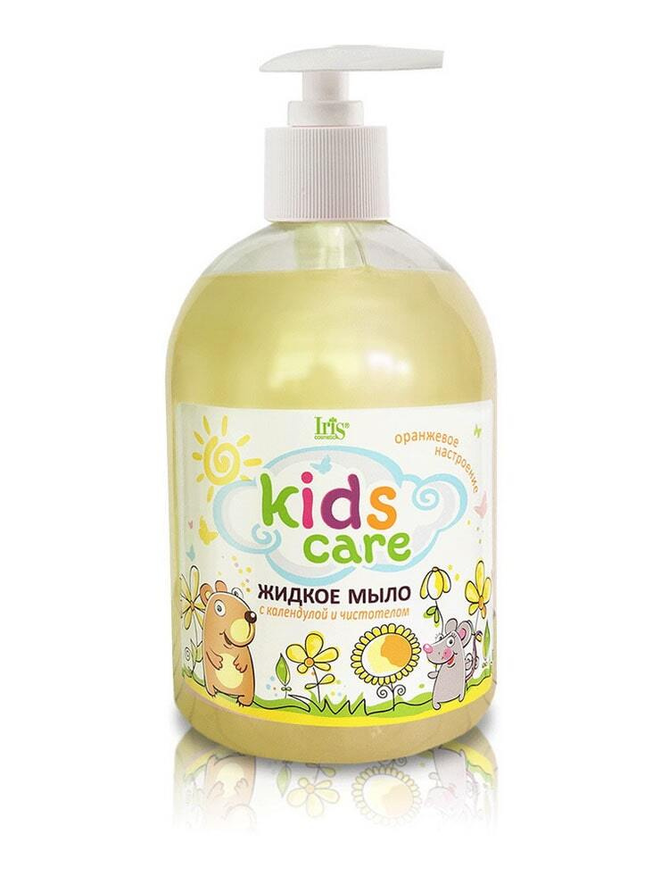 Iris cosmetic Детское жидкое мыло Kids Care с Календулой и Чистотелом, 500 мл/  #1