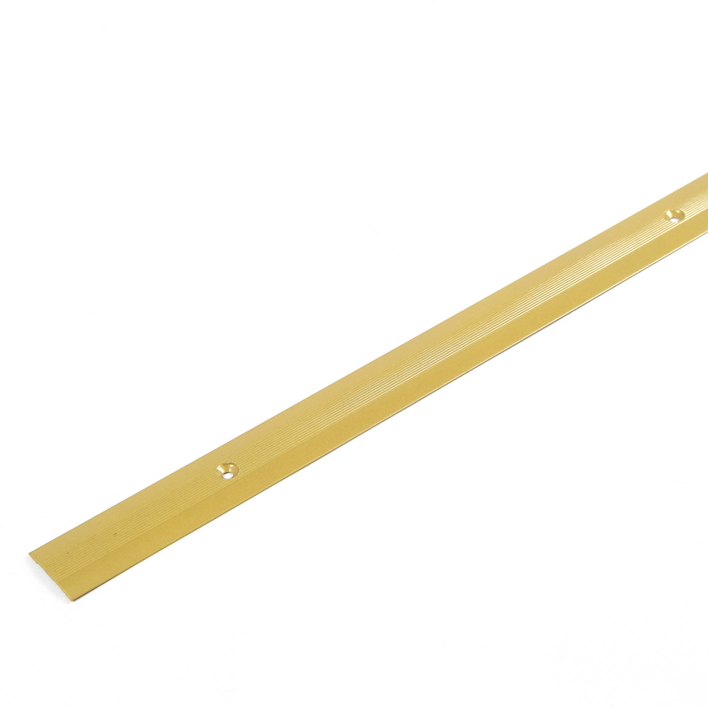 Порог стык АЛ-163 28х3 мм, длина 1 м, золотой металлик #1