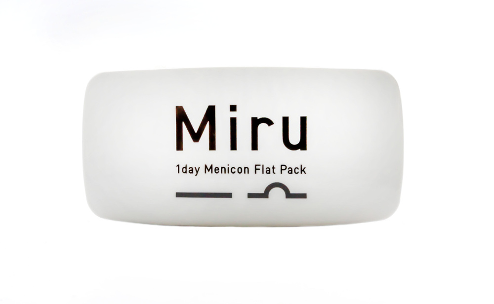 MIRU 1 Day Flat Pack +3.50, 8.6, 14.2, 30 штук (линз), однодневные контактные линзы. MIRU 1 Day Menicon #1