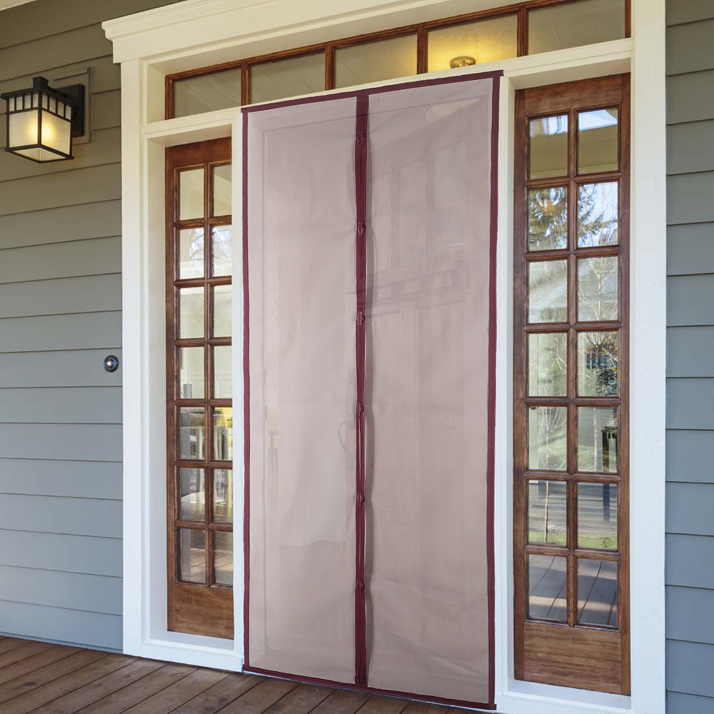 Москитная сетка на окна, занавес от насекомых, крепление на магнитах ...