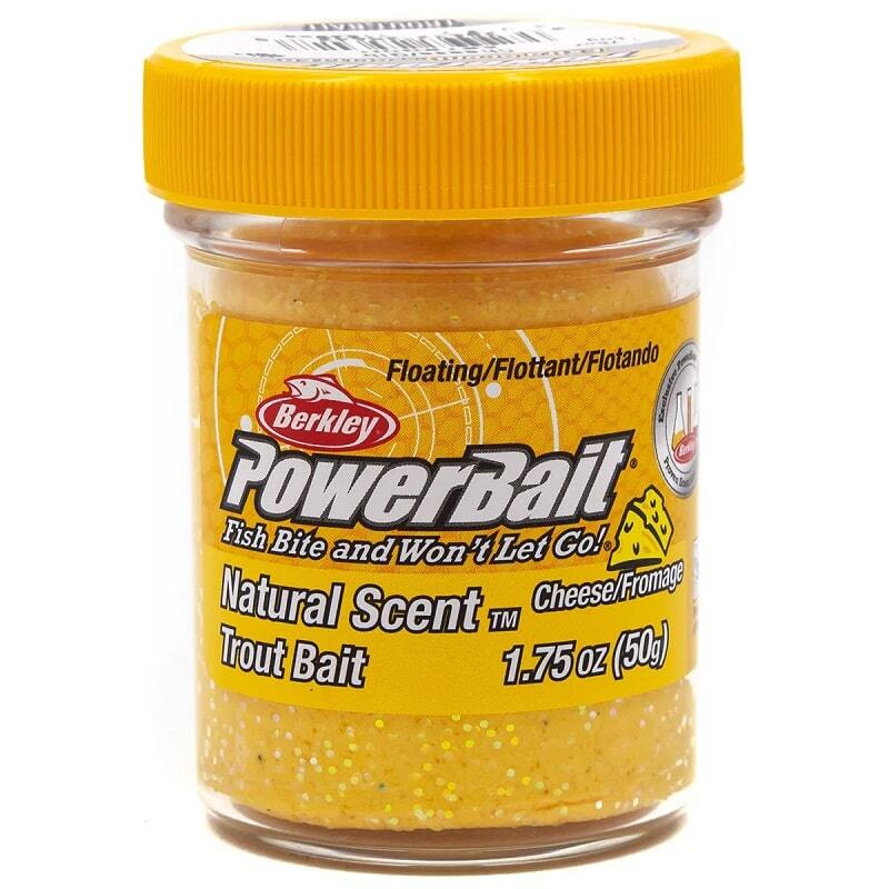 Паста форелевая Berkley PowerBait Natural Scent Trout Bait 50g Cheese/Gltr (Сыр/Желтый)  #1