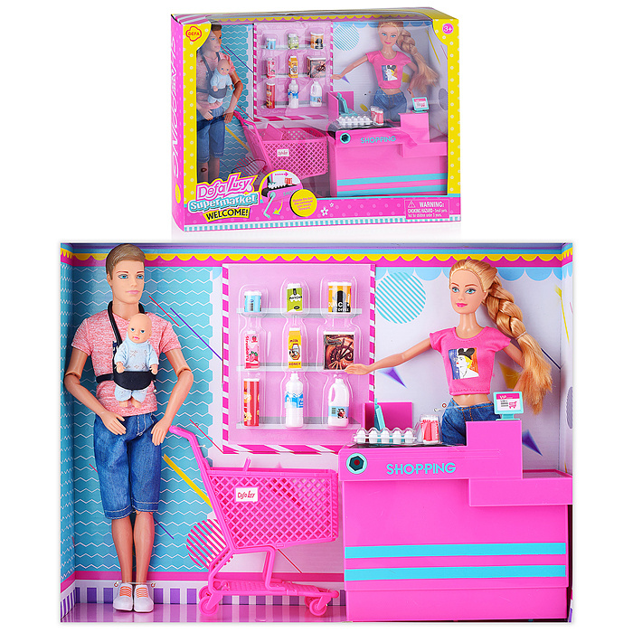 Набор игровой для кукол Barbie Семья Малыш с аксессуарами