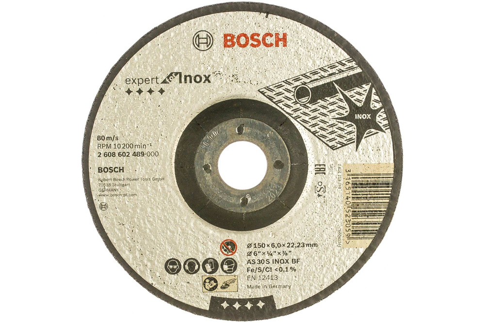 Bosch Диск шлифовальный 150 x 6 x 22.23 #1