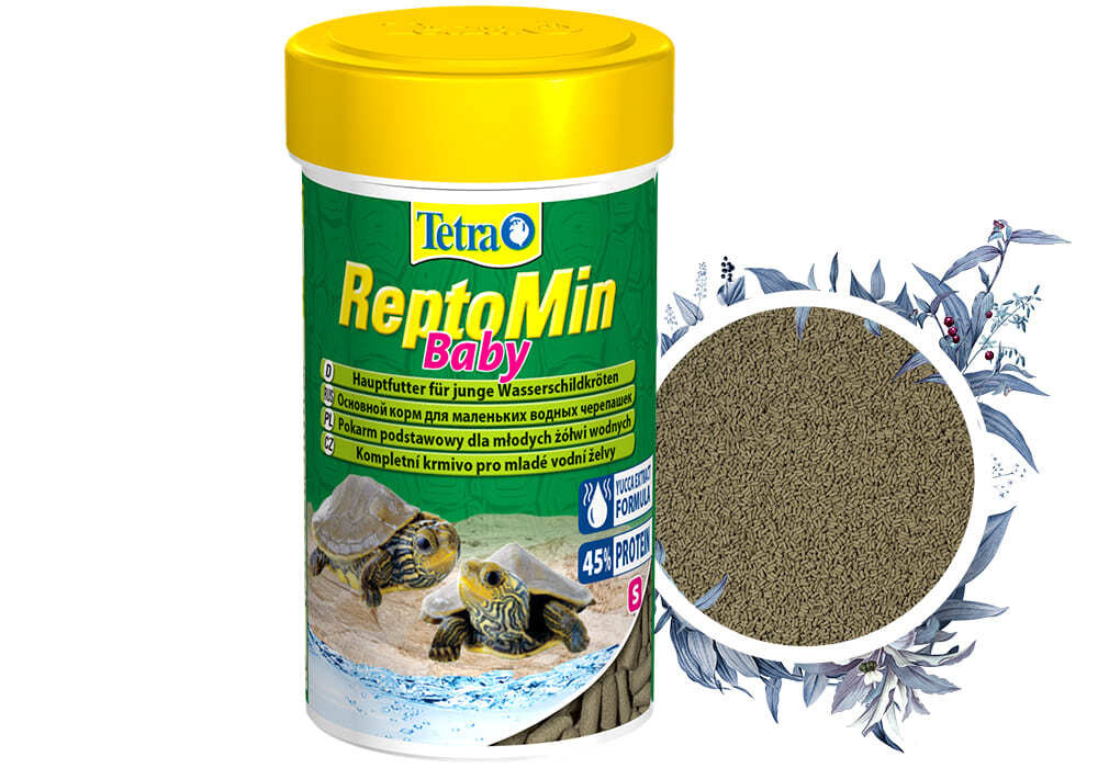 Корм для черепах Tetra ReptoMin Baby 100мл гранулы - купить с доставкой ...