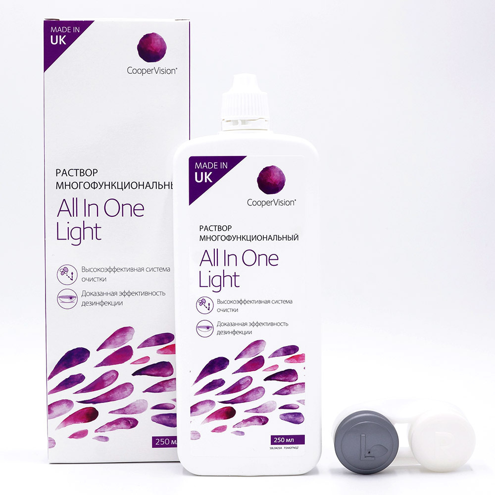 Многофункциональный раствор для контактных линз CooperVision All in One ...