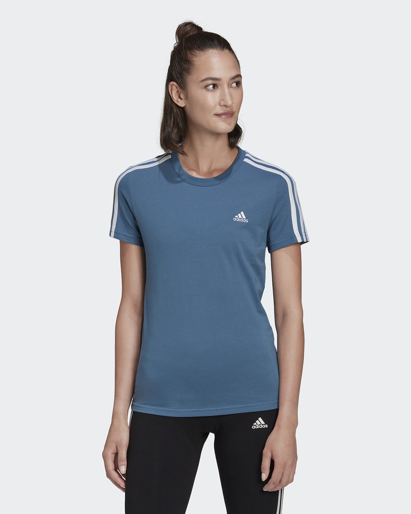 Футболка adidas Sportswear Essentials Slim 3-Stripes T-Shirt #1