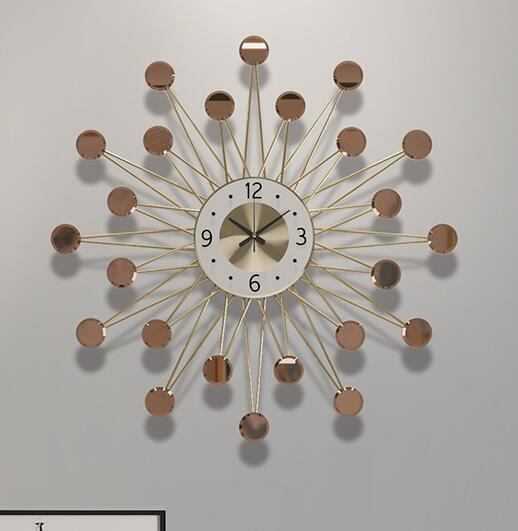 Роскошные бесшумные настенные часы для прихожей и кафе, 70 см - купить по низкой цене в интернет-магазине OZON (1149146910)