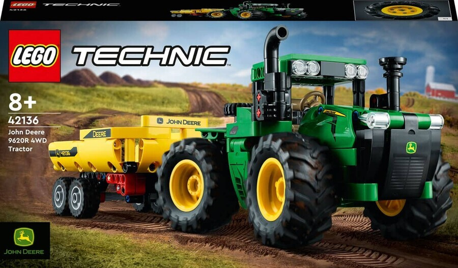 42136 LEGO Technic модель - Трактор John Deere 9620R 4WD #1