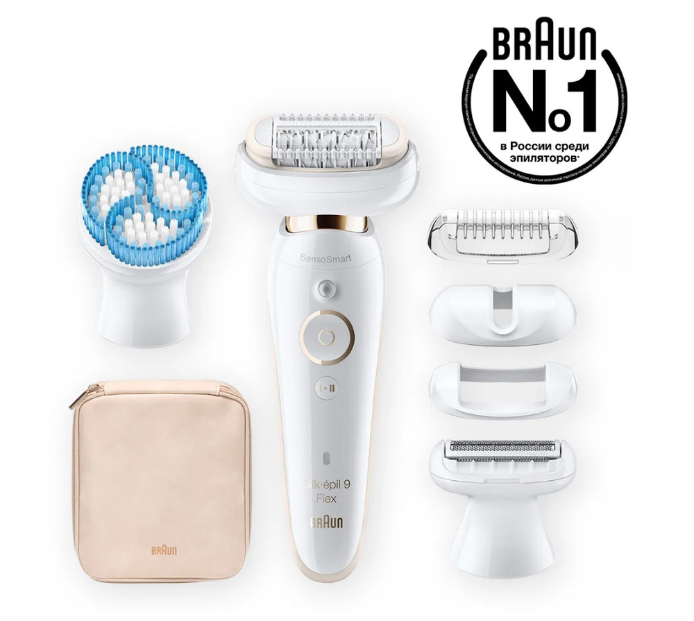 Braun Эпилятор Silk-epil 9 Flex - купить с доставкой по выгодным ценам ...