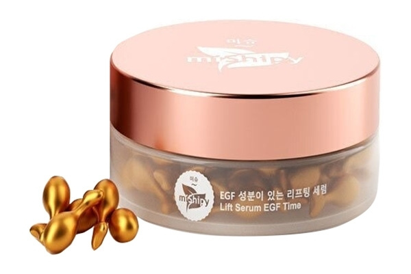MISHIPY Корейская сыворотка для лица Lift Serum EGF Time с маслом жожоба и экстратом розмарина 30 шт, #1