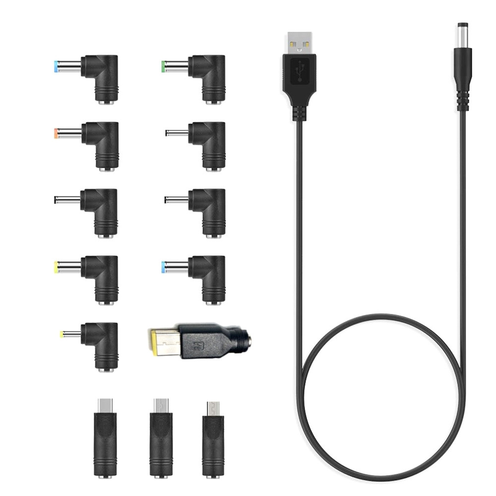 Кабель питания USB-DC, универсальный разъем, зарядный шнур с 13 ...