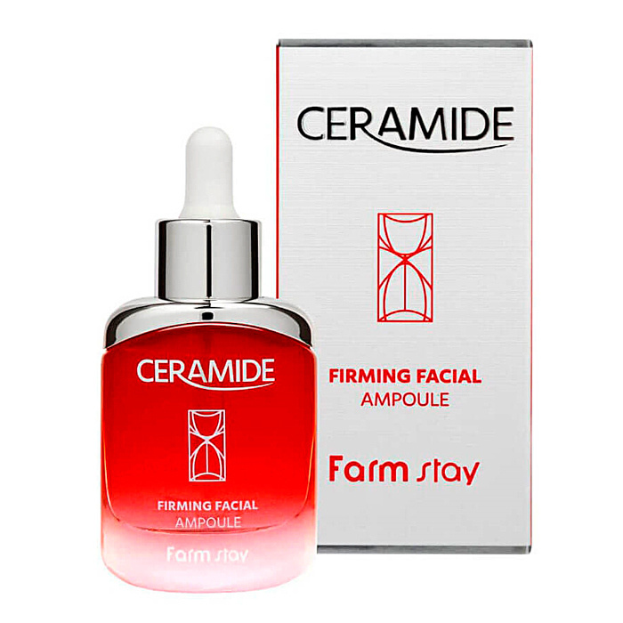 FARMSTAY Сыворотка для лица ампульная с керамидами. Ceramide firming ...