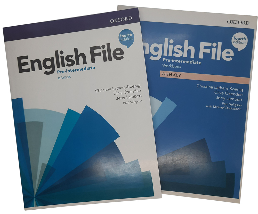 English File Pre Intermediate Students Book and Workbook 4th edition -  купить с доставкой по выгодным ценам в интернет-магазине OZON (661401967)