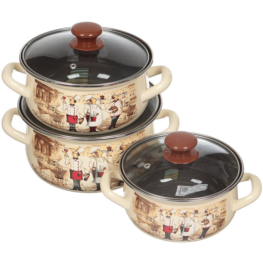 Набор "лимонный сет - 1 - экстра" пр-во ооо "кмк". 1 1 3 посуда. Набор эмалированной посуды керченский металлургический завод. ) "арабика-1". 1л, 3.