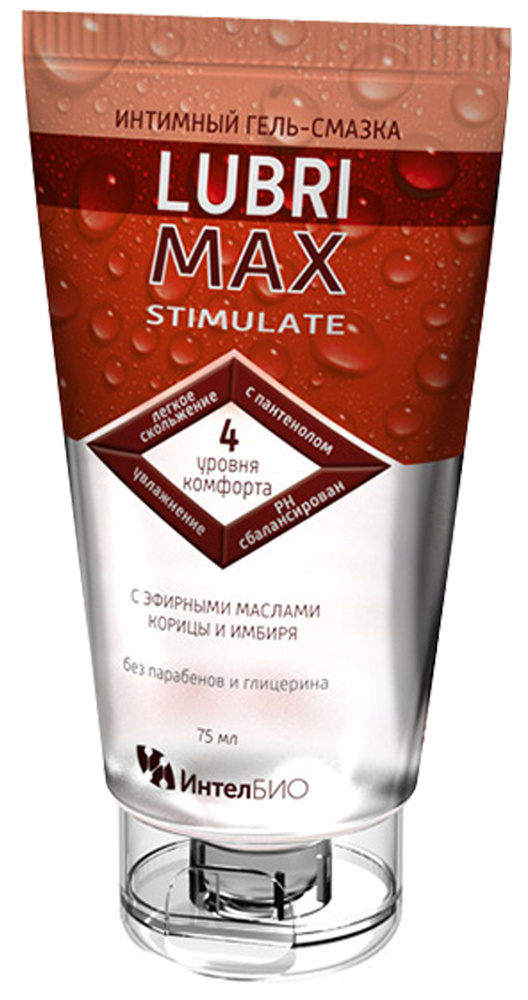 LubriMax Stimulate интимный гель-смазка с эфирными маслами корица/имбирь для усиления возбуждения 75мл./ #1