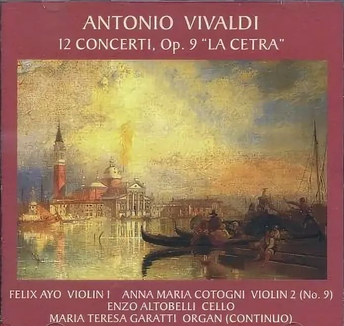 CD Audio CD Antonio Vivaldi 12 concerti, Op.9 la cetra (2CD