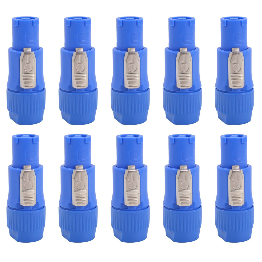 10 шт./лот, 3-контактный разъем Powercon, 20 А, 250 В переменного тока ...