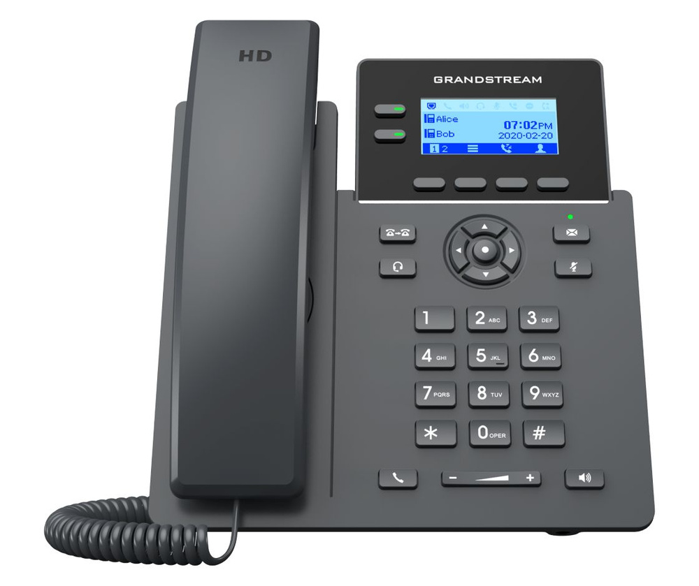 WiFi IP телефон Grandstream GRP2602W с блоком питания / настольный /  офисный / VoIP / SIP