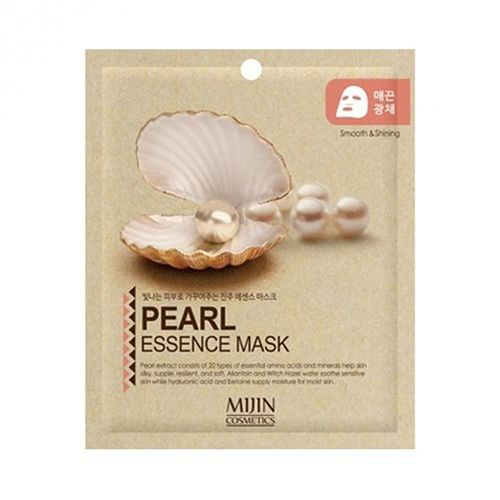 MIJIN Маска д/лица тканевая жемчуг PEARL ESSENCE MASK 25гр #1