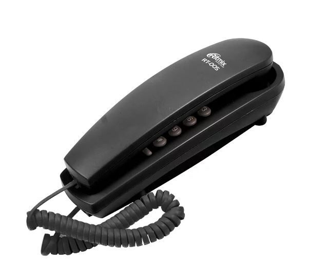 Телефон проводной Ritmix RT-005 черный #1