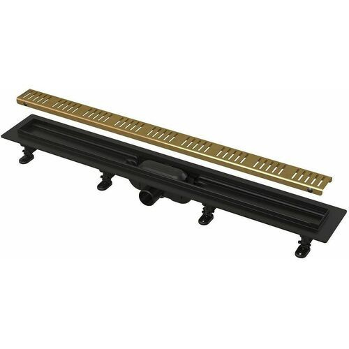 Душевой лоток Alcaplast APZ10BLACK-550BRASS Simple #1