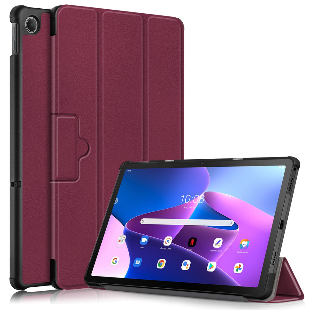 Чехол IT BAGGAGE для планшета LENOVO Tab M10 TB-328F 10.1 (3rd Gen) бордовый  #1