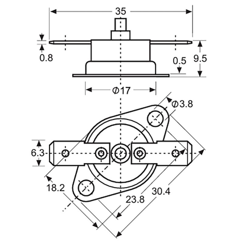 ТК32-01-120 Термостат с ручным возвратом - купить с доставкой по ...