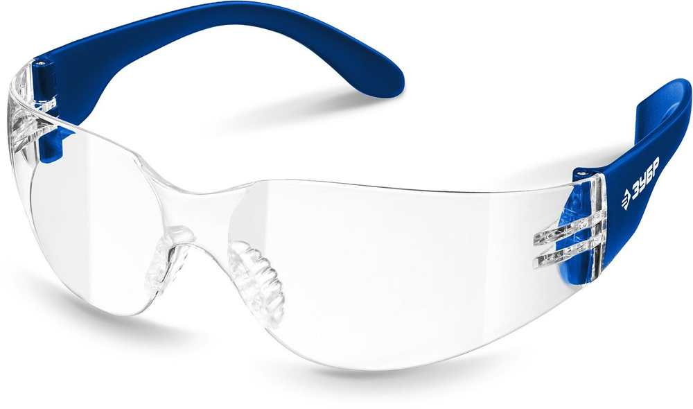 Облегчённые прозрачные защитные очки ЗУБР БАРЬЕР линза устойчивая к царапинам и запотеванию, открытого #1