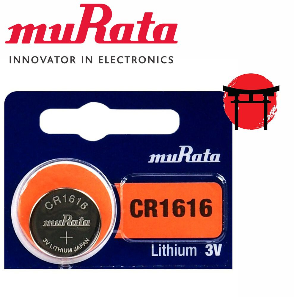 Murata Батарейка CR1616, Литиевый тип, 5 В, 1 шт - купить с доставкой ...