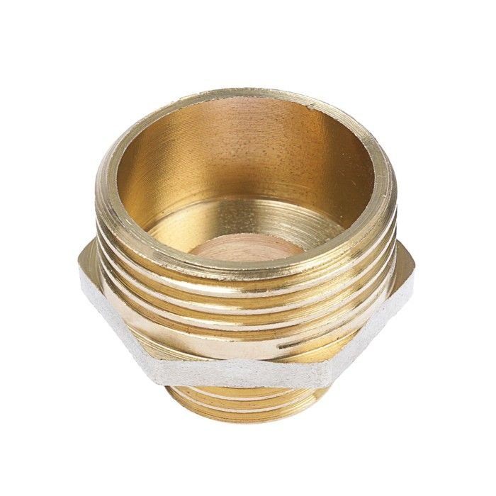 Ниппель OTMO, 1x1/2, наружная/наружная резьба, никелированная латунь, 2 ...?