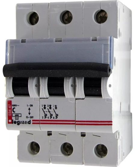 Купить Автоматический выключатель Legrand 03449 3Р С10 400V 6000А (трех ...