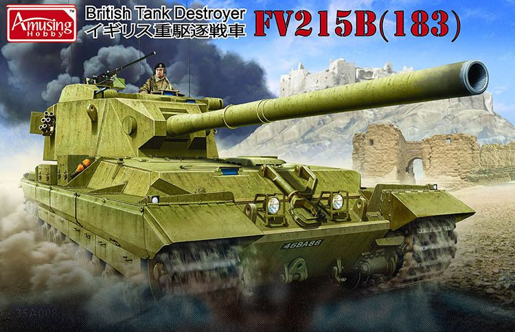 Сборная модель танка Amusing Hobby British Tank Destroyer FV215B (183 ...