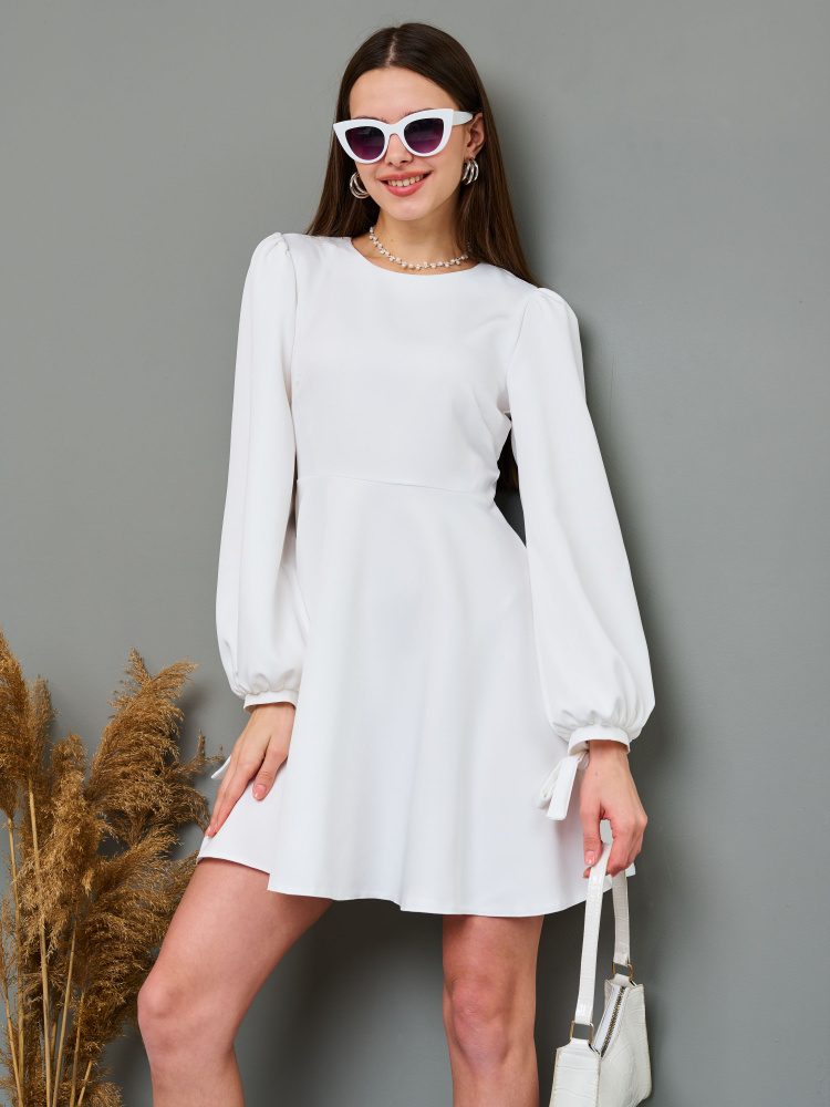 Белое короткое платье Classy mini white