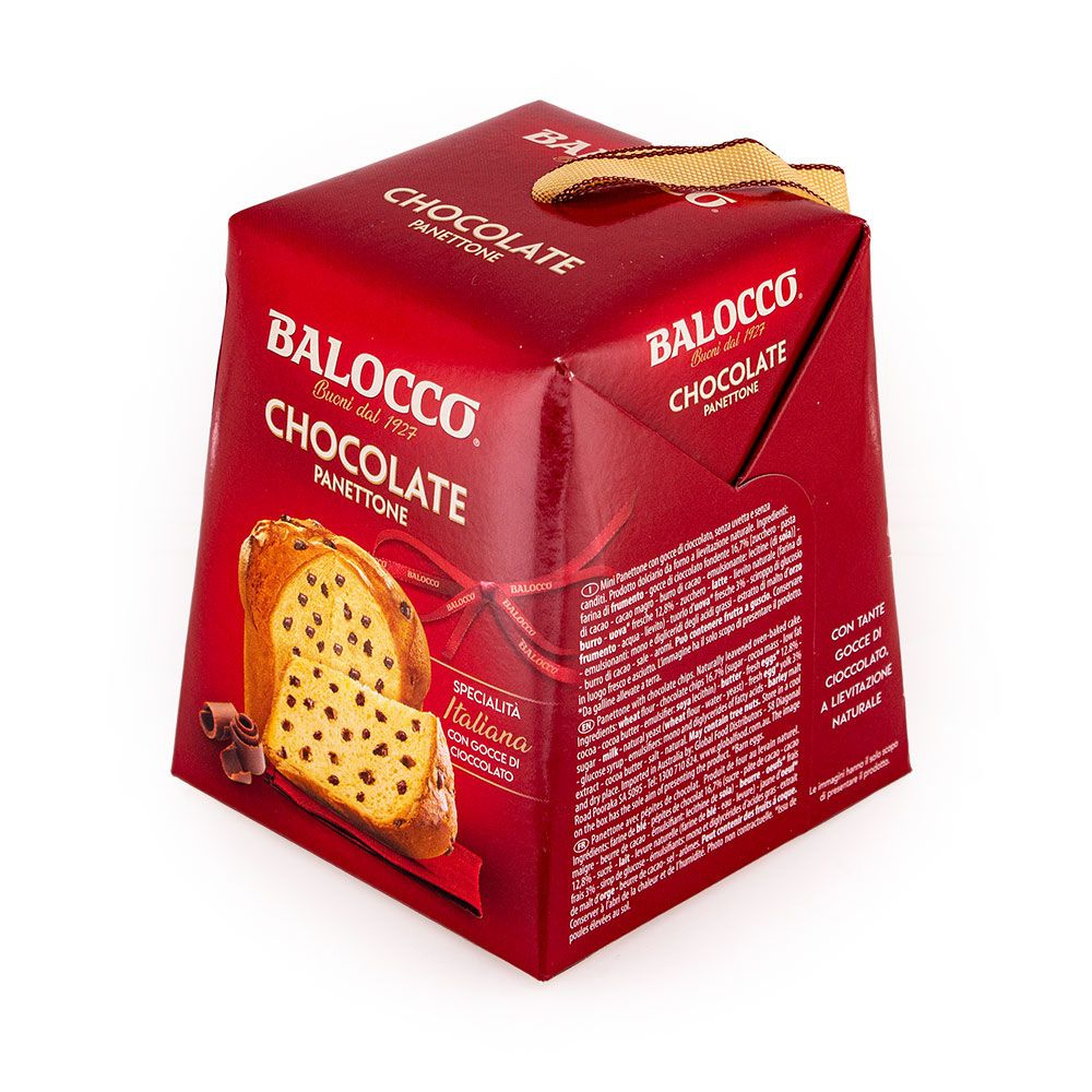 Панеттоне мини c шоколадными каплями, BALOCCO, 0,100 кг (карт/кор)  #1