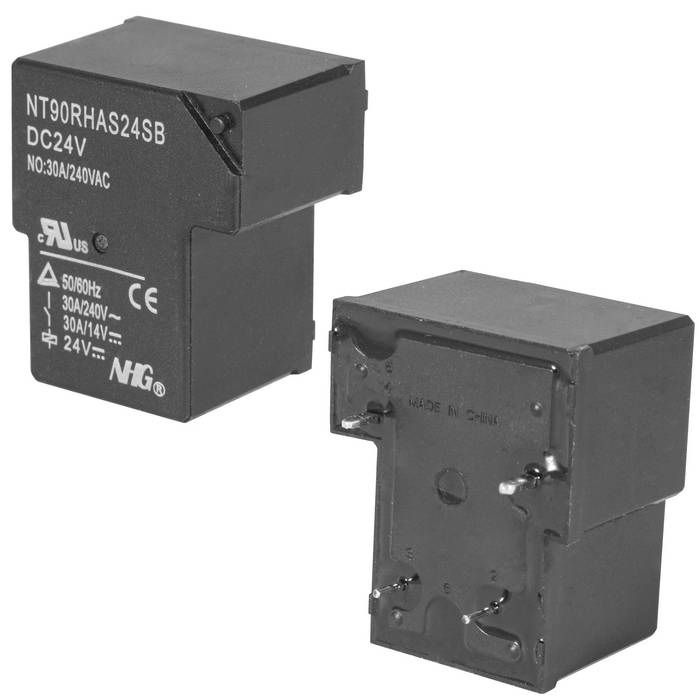 Электромагнитное реле NT90-RHAS-DC24V-S-B-0.9 / FORWARD - купить по ...